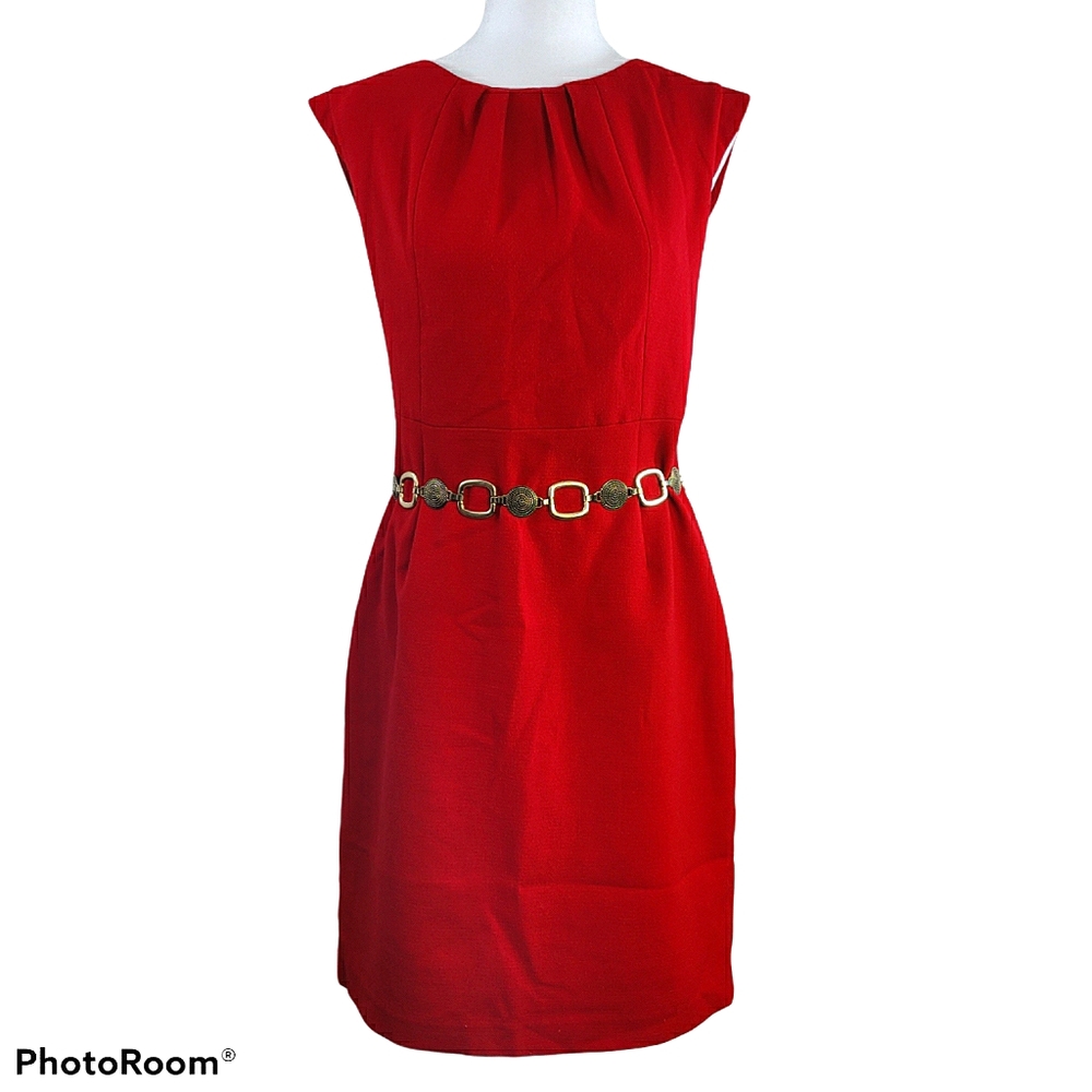 The Limited red cap sleeve dress size 6